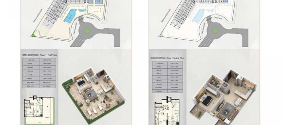 Квартира с 1 спальней в AZIZI FARHAD, Dubai Healthcare City, ОАЭ № 60579 4