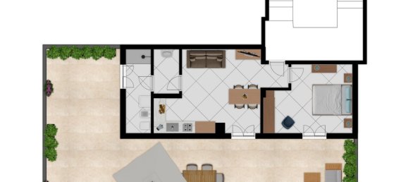 Пентхаус с 2 комнатами в Альбенга, Италия № 272380 6