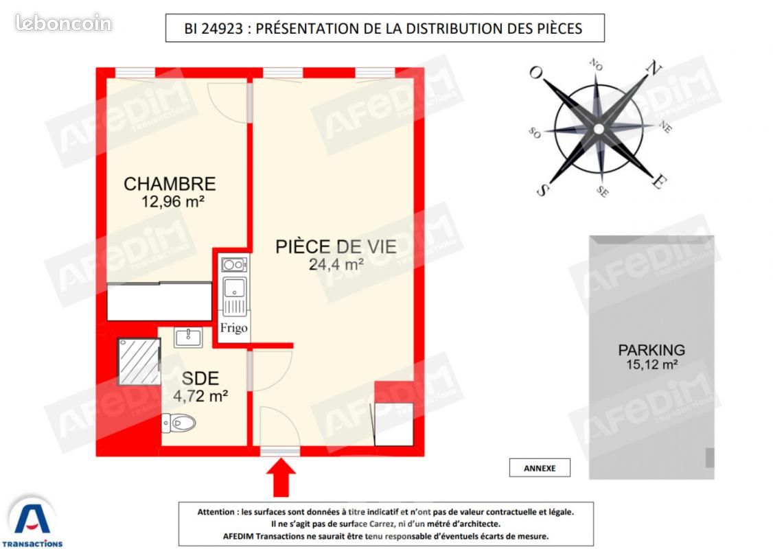 1 bedroom Apartment in Saint-Herblain, France No. 362548