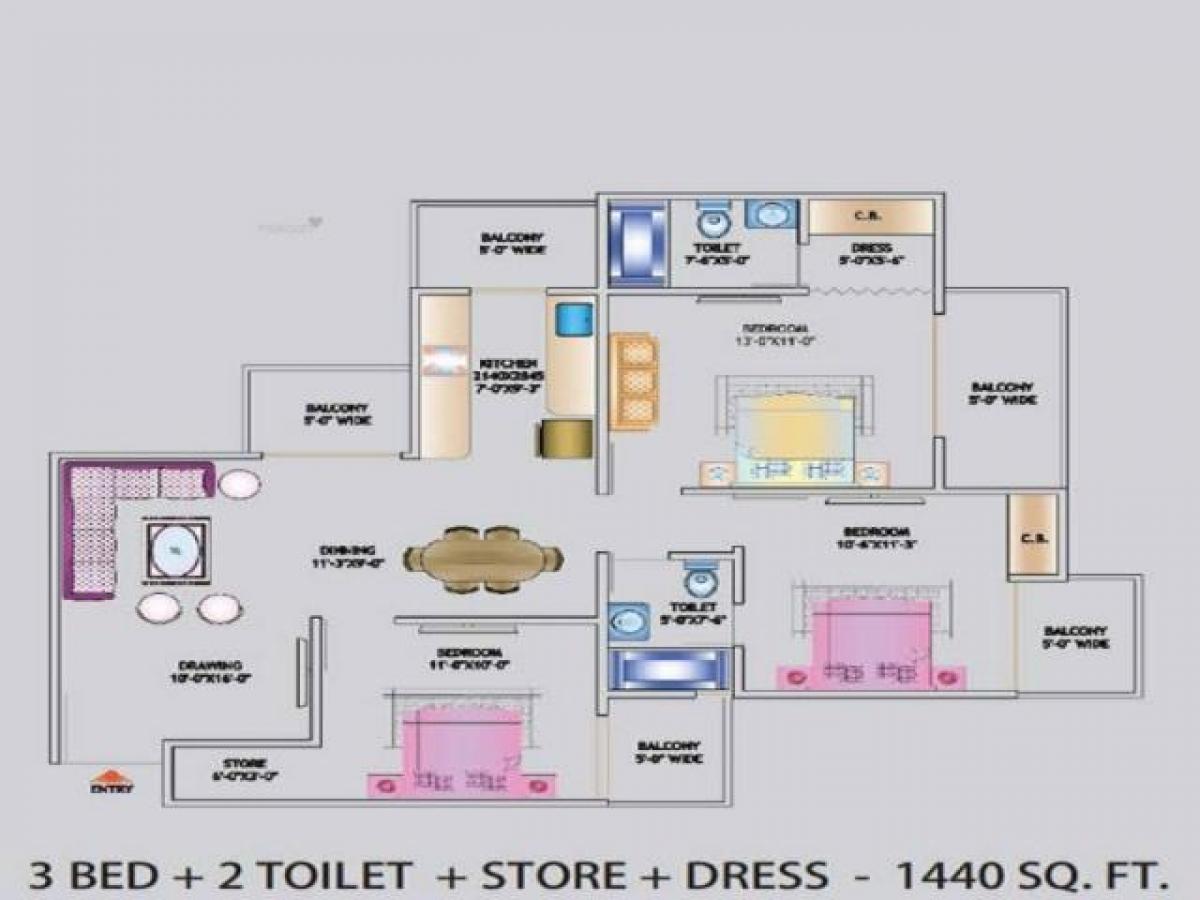 3 bedrooms House in Noida, India No. 67586