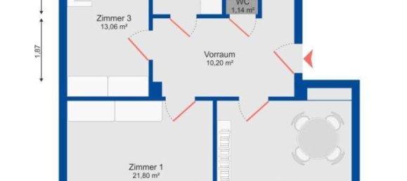 Квартира с 3 комнатами в Зиммеринг, Австрия № 196165 9