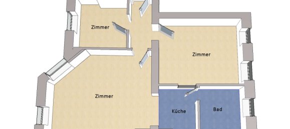 3-Zimmer Wohnung in Kreuzberg, Germany, Nr. 235825 6