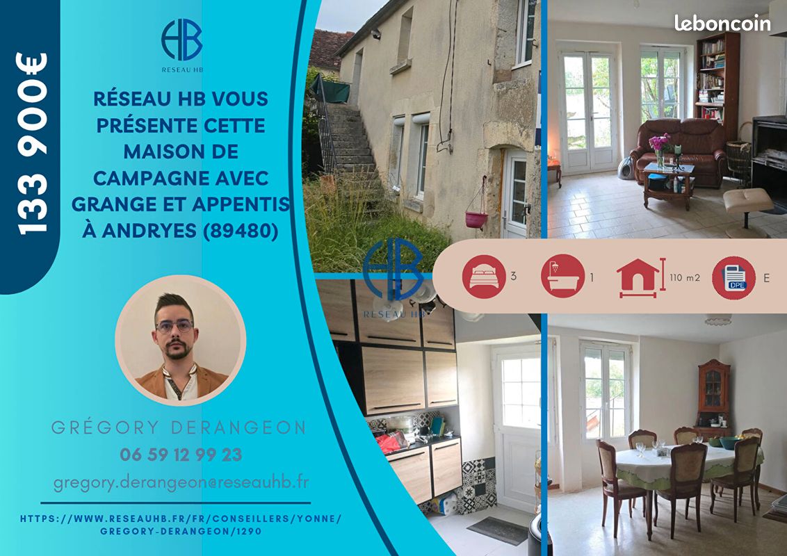 3 bedrooms House in Andryes, France No. 363492