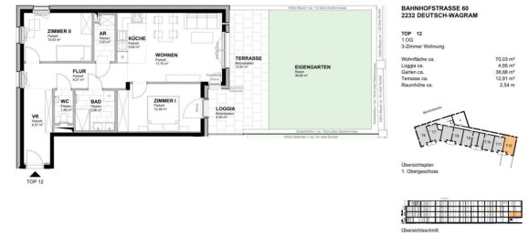 3 rooms Apartment in Deutsch-Wagram, Austria No. 254787 14