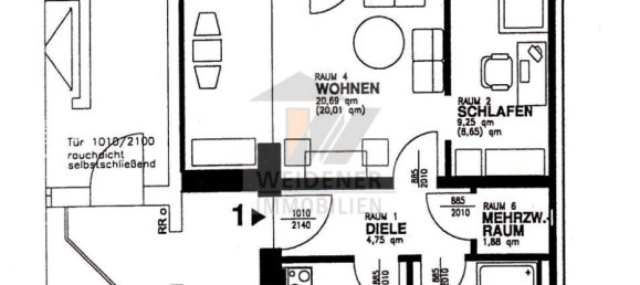 Apartamento de 1 dormitorio en Gera, Germany No. 254288 11