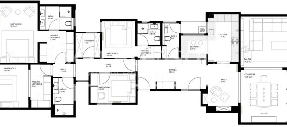 4 غرف نوم شقة في Barcelona, Spain رقم 22429 17