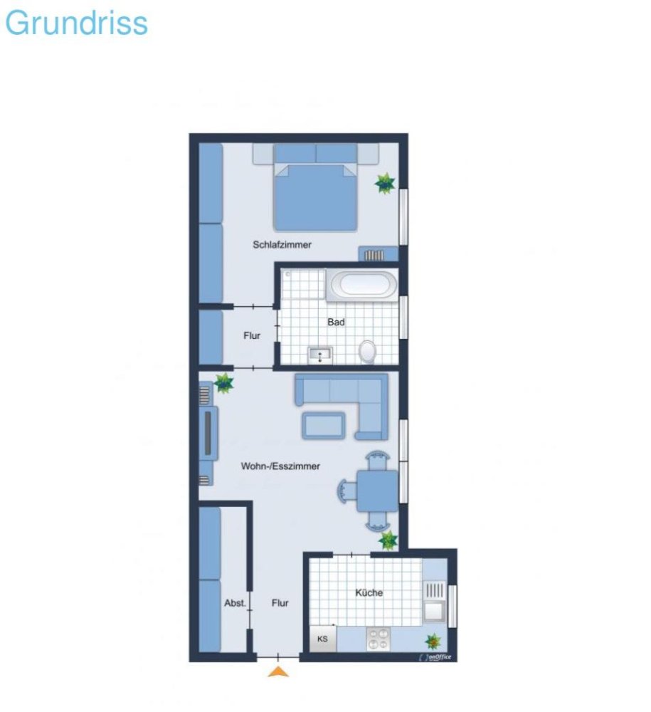 1 غرف نوم شقة في Kaiserslautern, Germany رقم 314601