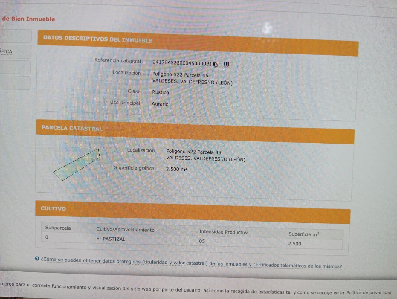  قطعة أرض في Valdefresno, Spain رقم 281725