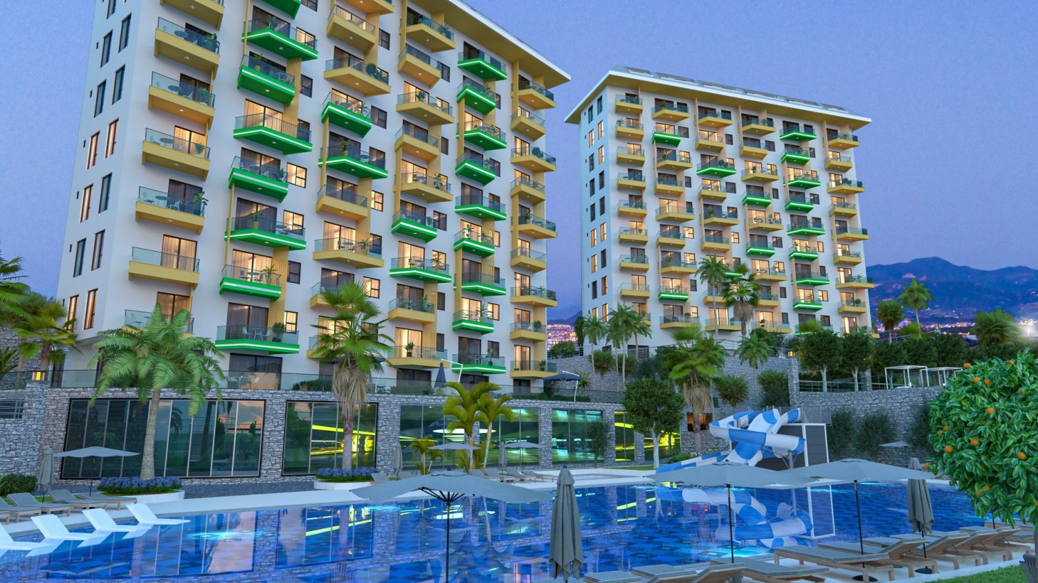 Apartamento de 2+1 en Alanya, Turkey No. 34339