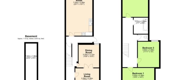 3 Schlafzimmer Haus in London, United Kingdom, Nr. 13416 3