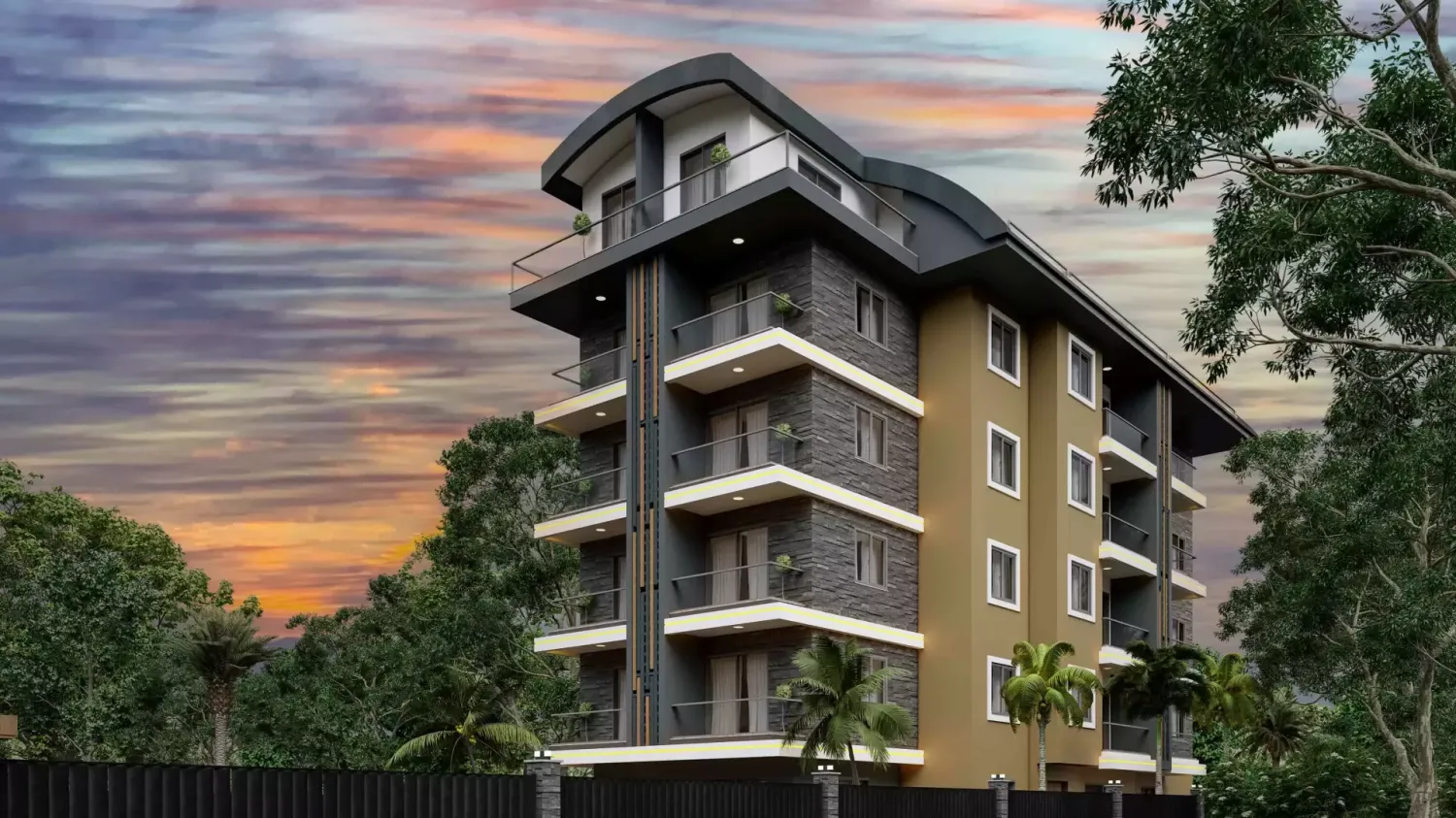 Wohnung 1+1 in Alanya, Turkey, Nr. 22530