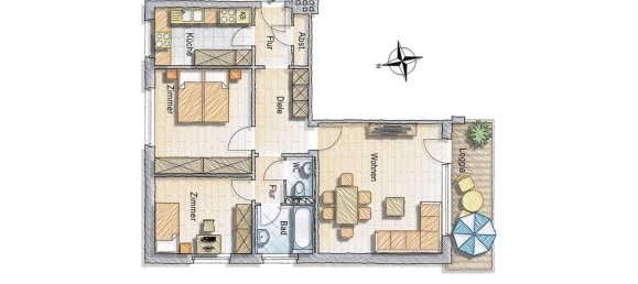2 Schlafzimmer Wohnung in Eimsbüttel, Germany, Nr. 359106 11