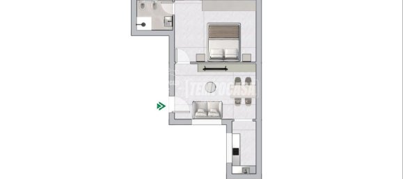 2 rooms Apartment in Bologna, Italy No. 26606 20