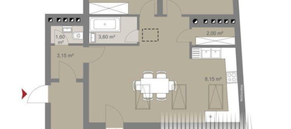 Apartamento de 3 habitaciónes en Meidling, Austria No. 136243 12