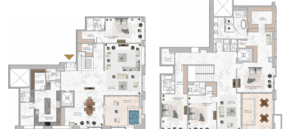 1 Schlafzimmer Doppelhaus in Dubai Marina, UAE, Nr. 121512 10