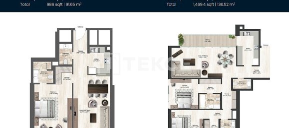 Квартира с 1 спальней в Бизнес-Бэй, Дубай, ОАЭ № 111229 20