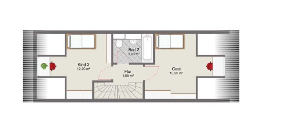 4 غرف نوم منزل ذو طابقين في Munich, Germany رقم 360195 17