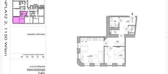 2غرفة شقة في Rudolfsheim-Funfhaus, Austria رقم 140947 6