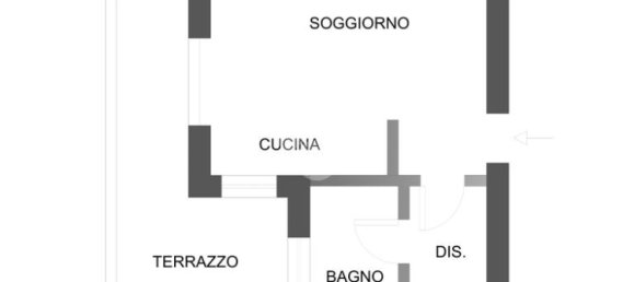 1 bedroom Apartment in Liscate, Italy No. 60595 4