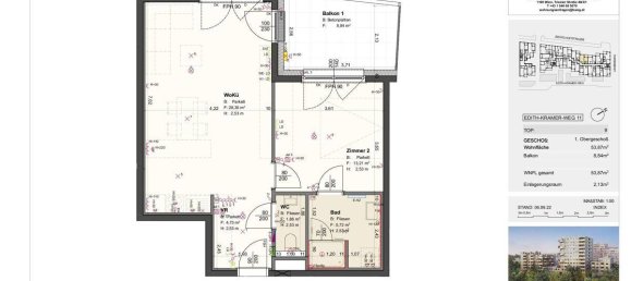 1 bedroom Apartment in Vienna, Austria No. 184708 6