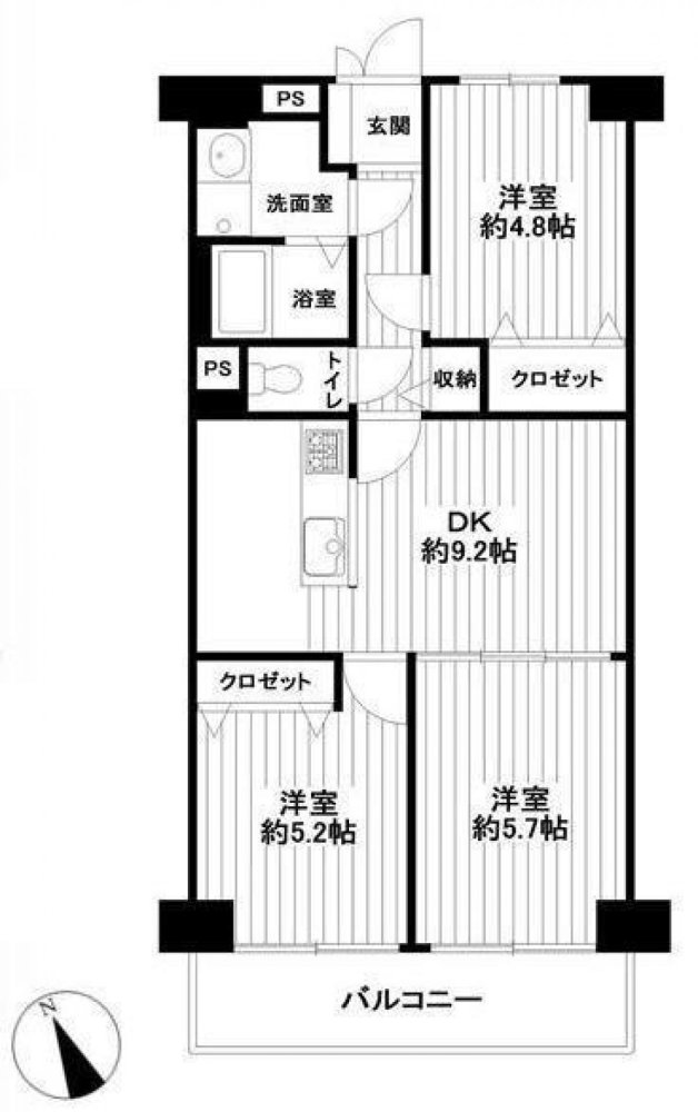 3 chambres Appartement à Chiba, Japan No. 2662