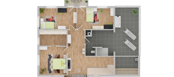 3 Schlafzimmer Haus in Dresden, Germany, Nr. 45681 25