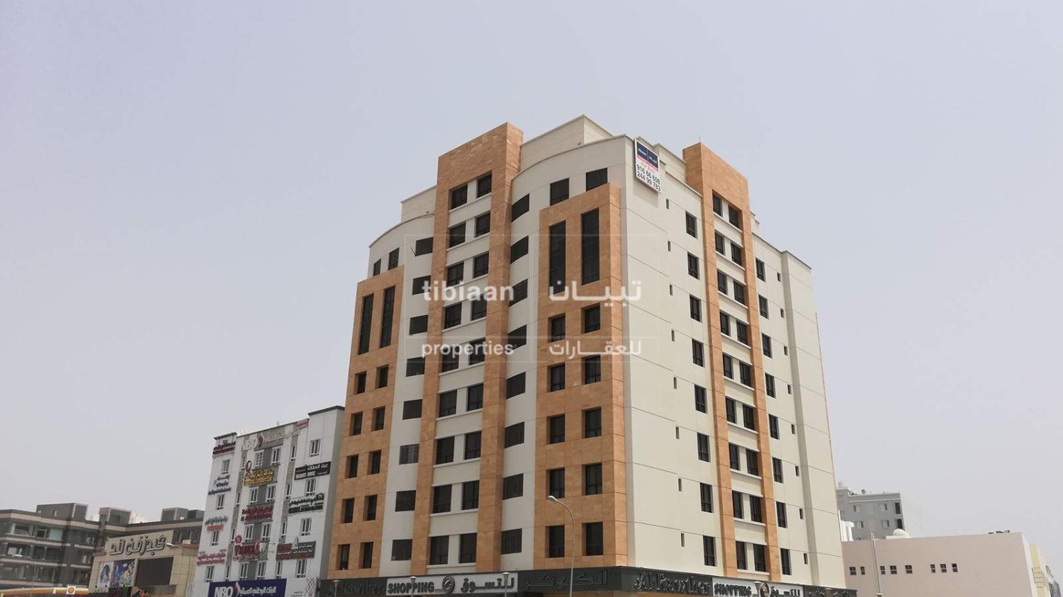 Apartamento de 1 dormitorio en As Sib, Oman No. 997