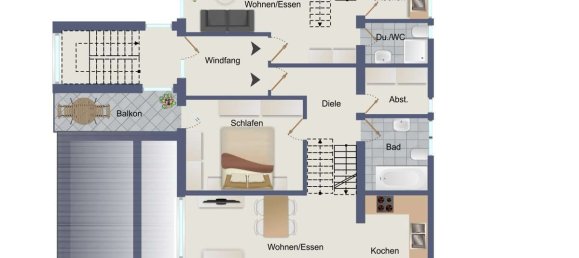5 rooms Townhouse in Karlsruhe, Germany No. 77534 21