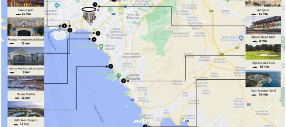 2 Schlafzimmer Wohnung in Moschato, Greece, Nr. 2349 4