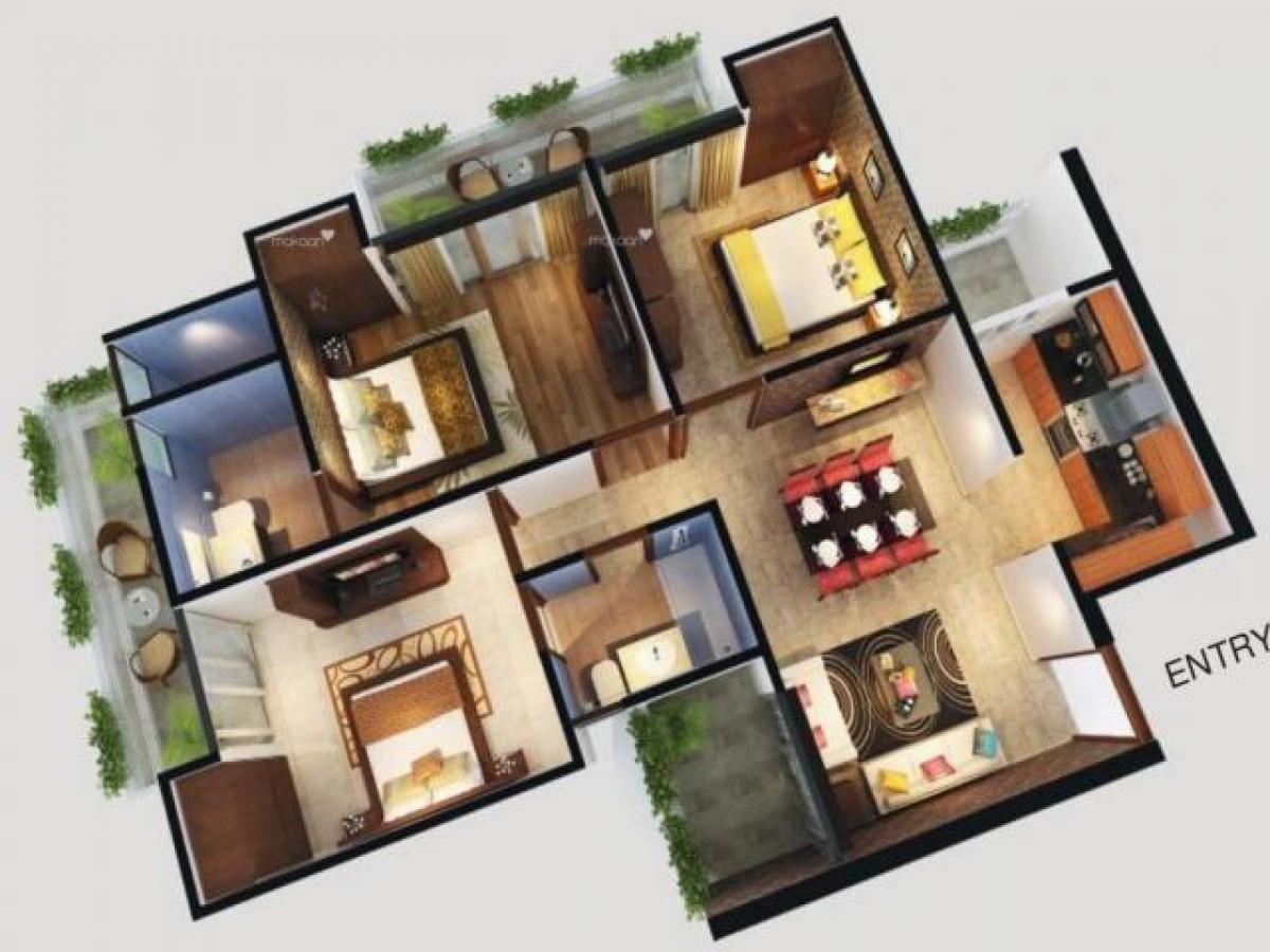 3 bedrooms House in Noida, India No. 65294