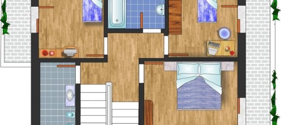 Вилла с 5 комнатами в Вигонца, Италия № 120418 34