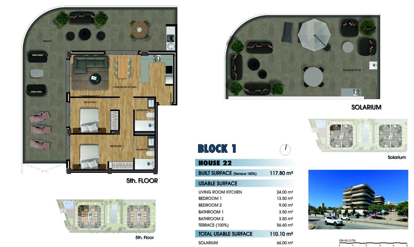 Квартира с 2 спальнями в Лос Ареналес Дель Соль, Испания № 284706