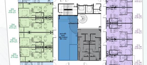 1 Schlafzimmer Eigentumswohnung in Bangkok, Thailand, Nr. 2326 6