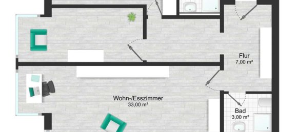 1 Schlafzimmer Wohnung in Mitte, Germany, Nr. 219574 17