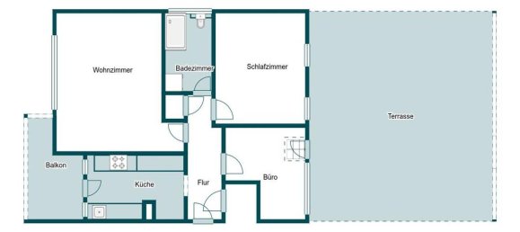Apartamento T2 em Duisburg, Germany N.º 280719 9