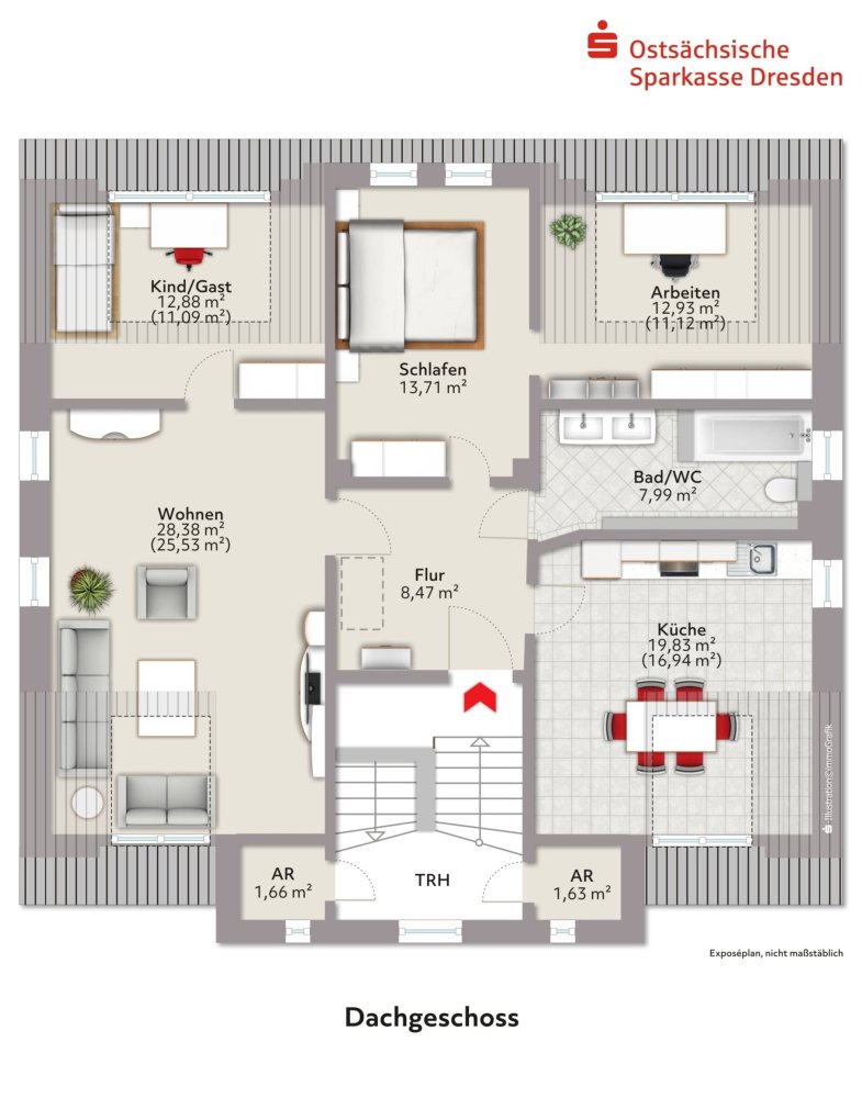 Apartamento de 4 divisões em Sachsische Schweiz-Osterzgebirge, Germany N.º 166765