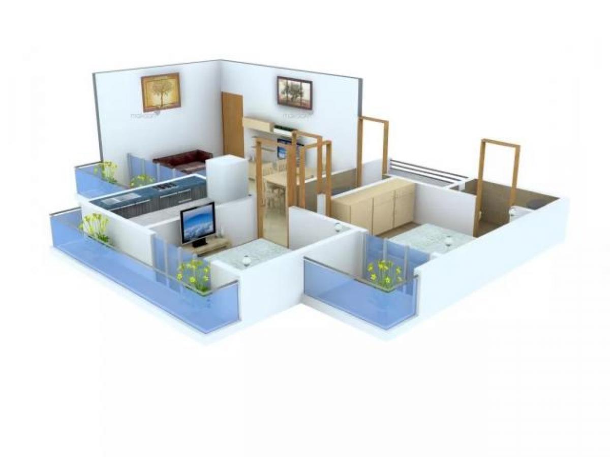 2 bedrooms House in Mumbai, India No. 60181