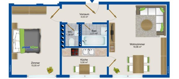 2-Zimmer Wohnung in Linz, Austria, Nr. 14200 13
