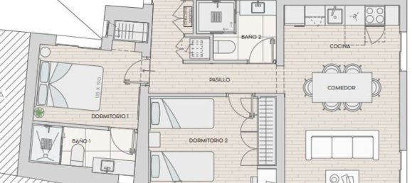 2 bedrooms Apartment in Madrid, Spain No. 111287 2