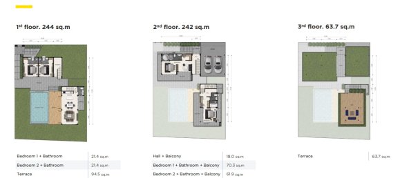 Вилла с 4 спальнями в Hightone Karon Seaview Villas, Пхукет, Таиланд № 29449 12