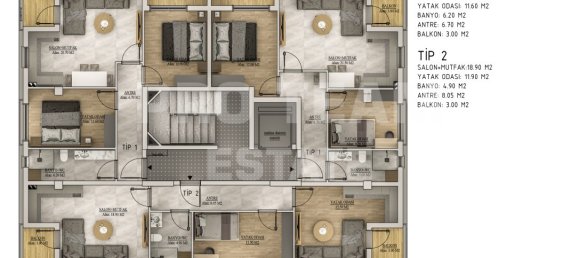 3-Zimmer Wohnung in Serik, Turkey, Nr. 27776 22