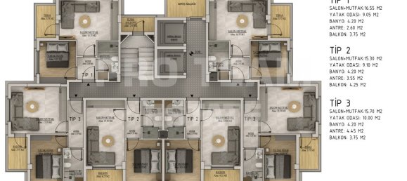 3-Zimmer Wohnung in Serik, Turkey, Nr. 27776 24