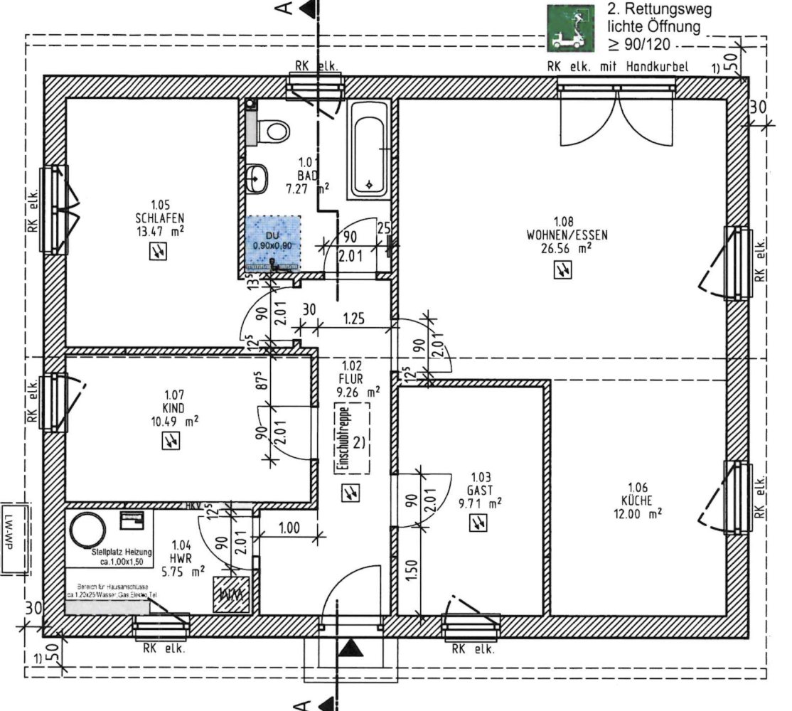 Бунгало с 1 спальней в Берлин, Германия № 12636