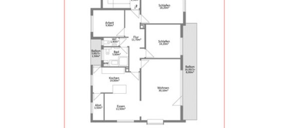 Квартира с 3 спальнями в Восточный Альб, Германия № 73515 15