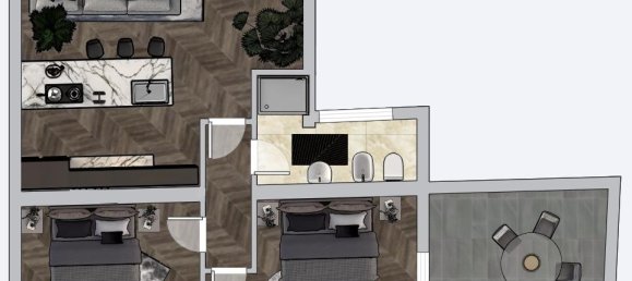 3-Zimmer Penthouse in San Secondo Parmense, Italy, Nr. 2112 10