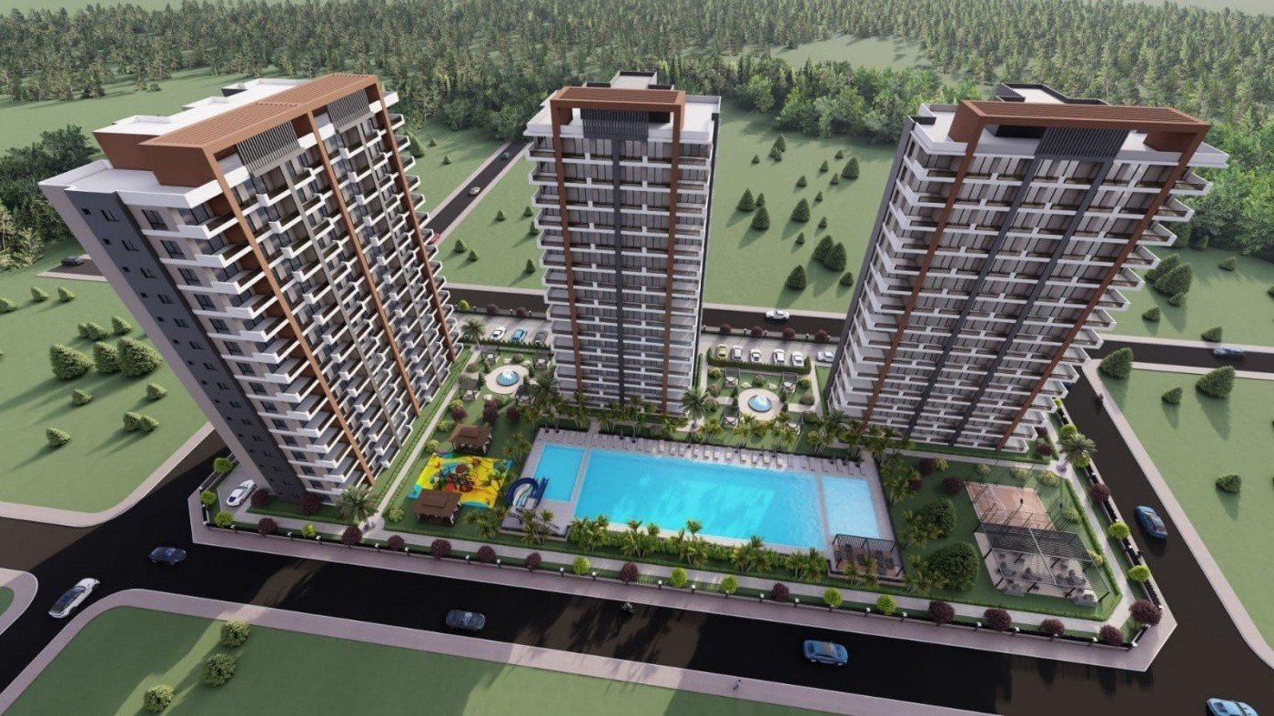 Apartamento 1+1 em Mersin, Turkey N.º 31367