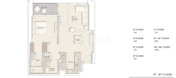 3 bedrooms Apartment in Business Bay, UAE No. 53517 20