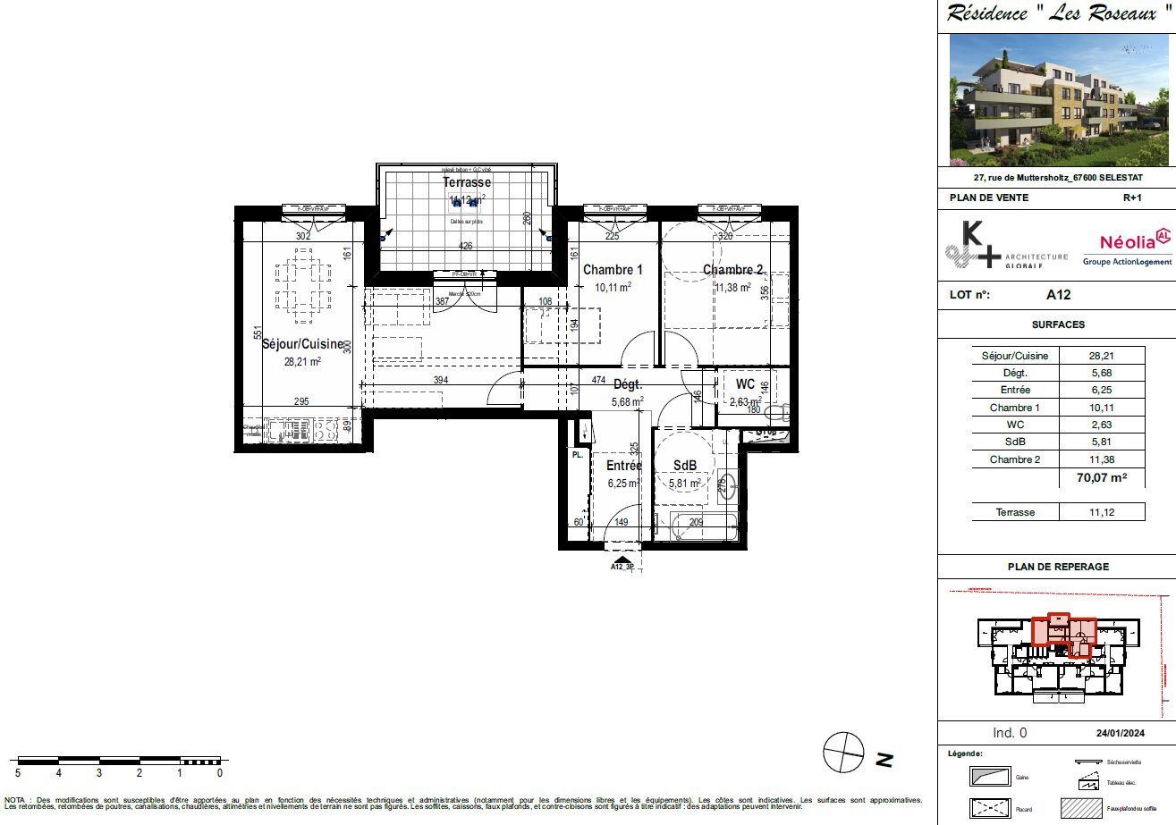 Квартира с 2 спальнями в Селеста, Франция № 271039