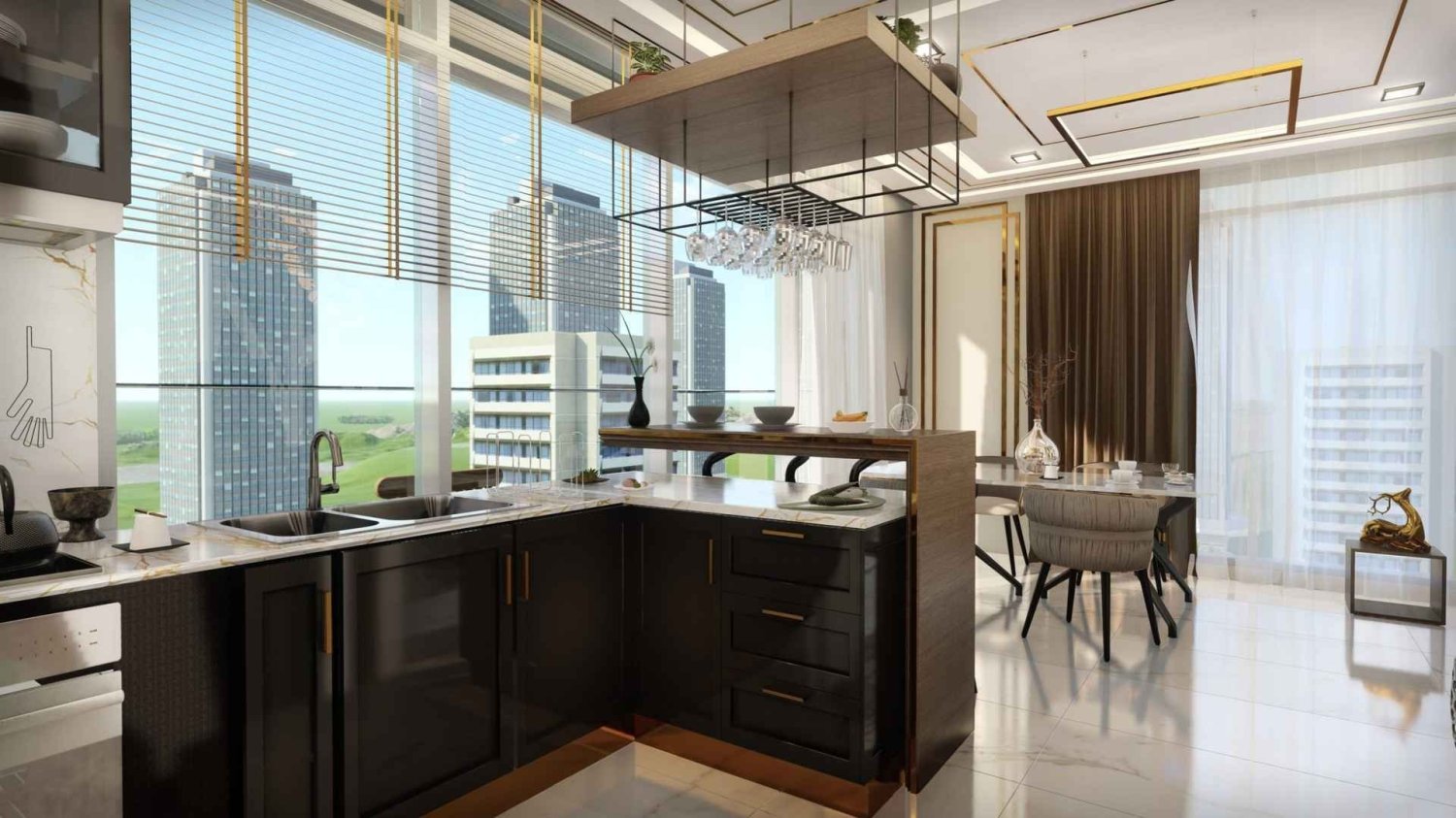 Apartamento T1 em SAMANA WAVES II, Jumeirah Village Circle, UAE N.º 116393