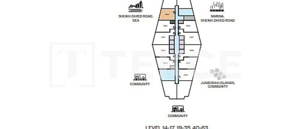 1 Schlafzimmer Wohnung in Jumeirah Lake Towers, UAE, Nr. 107893 16